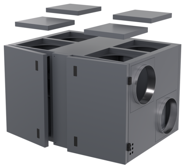Приточно-вытяжная установка Zilon ZPVR-N 2000 UEL ЕС A